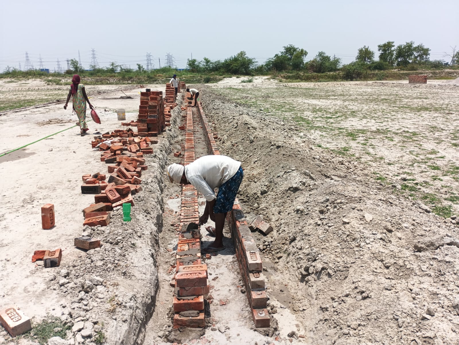 Block A construction update Vigyan Path residential plots Lucknow
