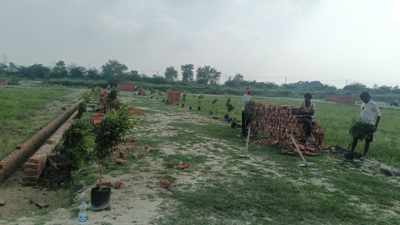 Block C development update Vigyan Path Lucknow plots