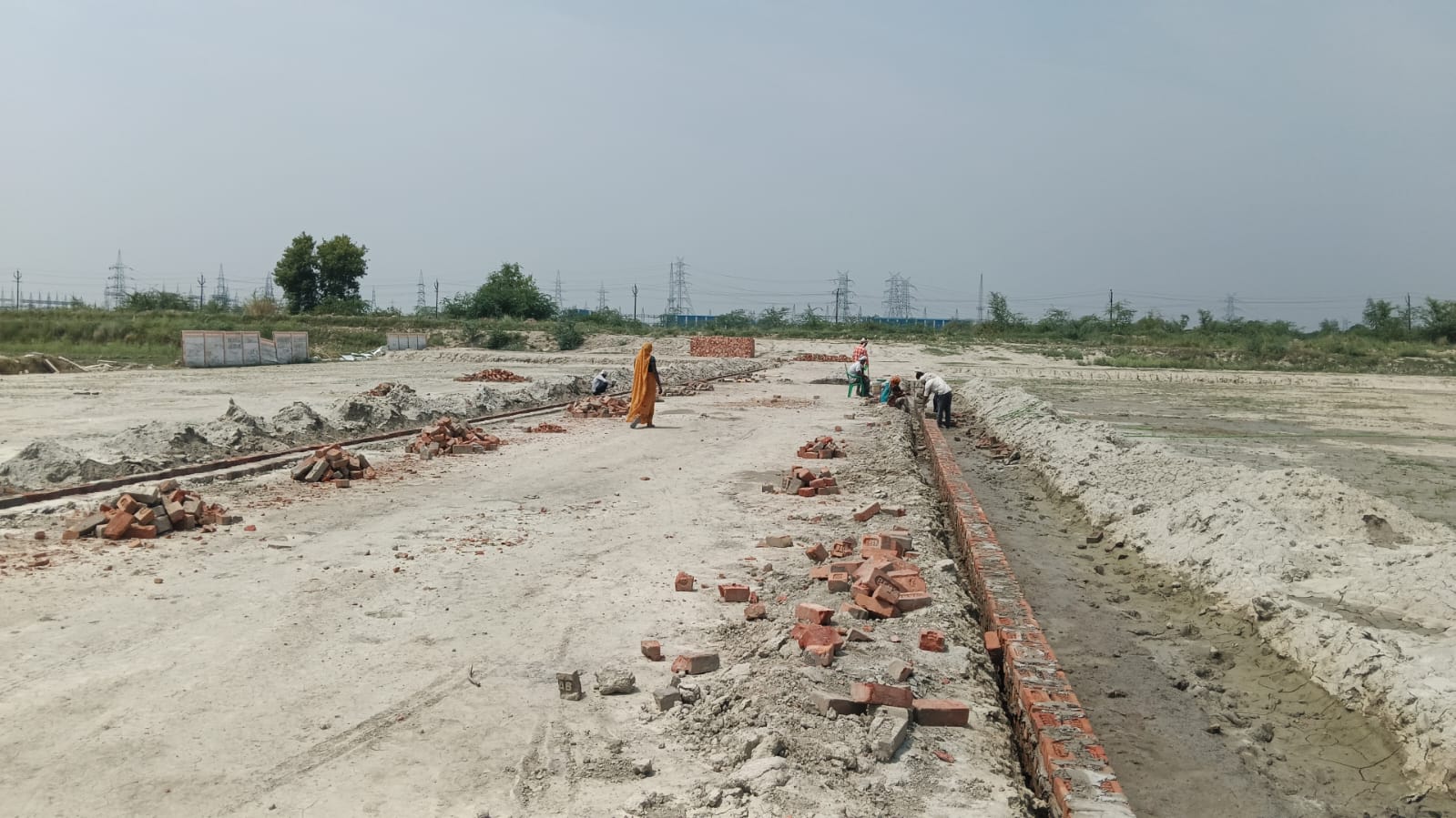 Vigyan Path Residential Plots Lucknow site progress